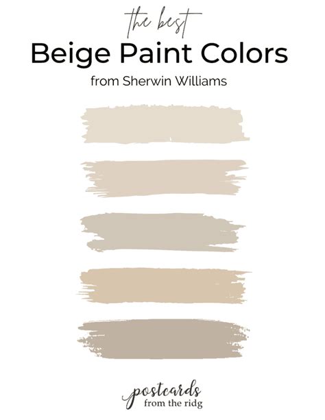 15 Best Beige Paint Colors For Your Home Postcards From The Ridge