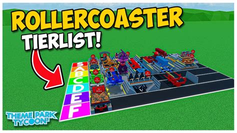 I Ranked EVERY ROLLERCOASTER In Theme Park Tycoon 2 YouTube