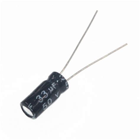 Pcs V Uf Mfd C Aluminum Electrolytic Capacitor Mm Ebay