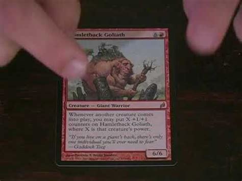 Hamletback Goliath Red Cards In Magic The Gathering YouTube