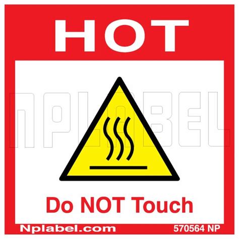 Caution Labels Warning Stickers Hot Surface Warning Sticker Manufacturer From Ahmedabad