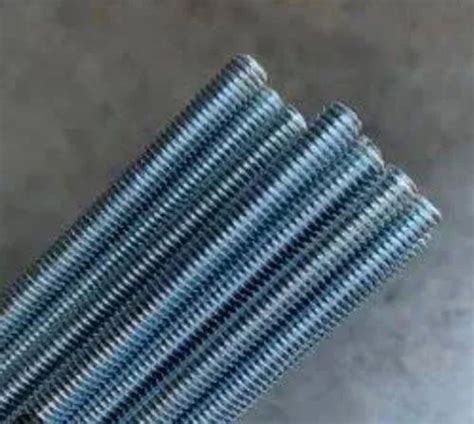 Mild Steel Galvanized Zinc Coated Gi Threaded Rod M Round At Rs