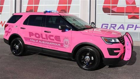 Apd Paints Patrol Car Pink For Breast Cancer Awareness Month