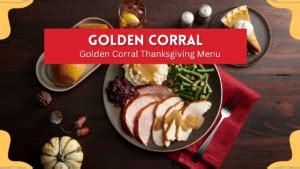 Golden Corral Breakfast Menu With Prices And Hours In