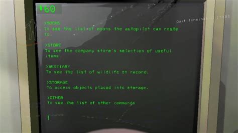 All Terminal Commands In Lethal Company Touch Tap Play