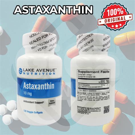 Astaxanthin Lake Avenue Nutrition Astaxanthin Mg Exp Or