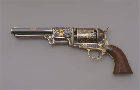 1853 engraved Colt Dragoon revolver - photo - HomemadeTools.net