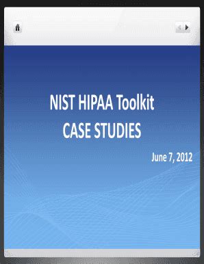 Fillable Online Nist Hipaa Toolkit Fax Email Print Pdffiller