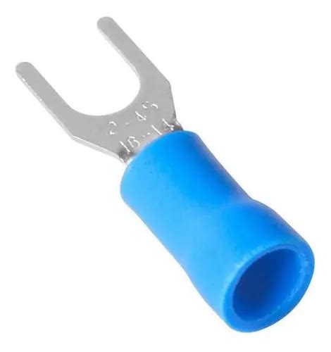 Terminal Forquilha Garfo Pré Isolado Azul 1 5 2 5mm 1000un MercadoLibre