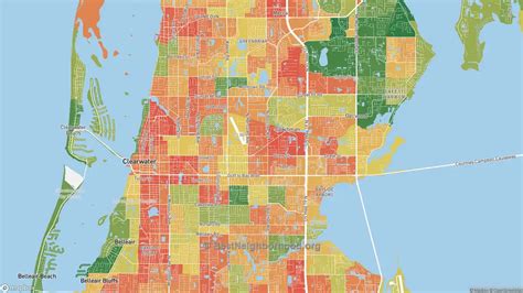 The Highest And Lowest Income Areas In Clearwater Fl