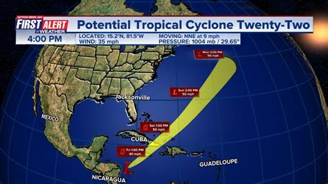 Tropical Storm Sean Forms In Atlantic Gulf System Increases