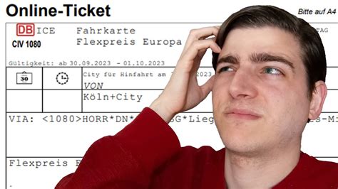 Cómo Leer Y Entender Un Ticket De Deutsche Bahn YouTube