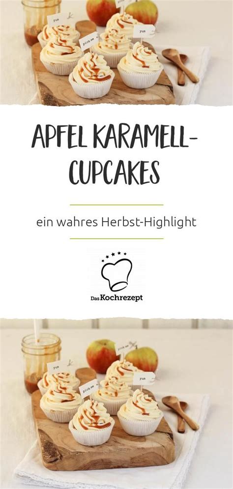 Apfel Karamell Cupcakes DasKochrezept De Kochrezepte Saisonales