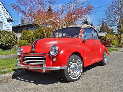 Seattle's Parked Cars: 1959 Morris Minor 1000 Convertible