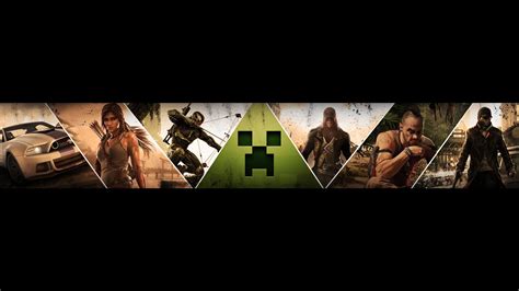 Youtube Banner 2048X1152 Gaming Youtube game banner template 2048x1152