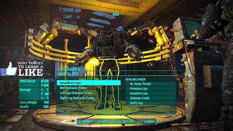 Fallout 4 Automatron Optimal Robot Build Guide Maxed Assaultron 220