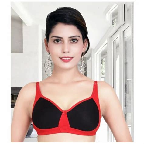 Plain Lycra Cotton Ladies Fancy Bra Size 30 40 Inch At Rs 100 Piece