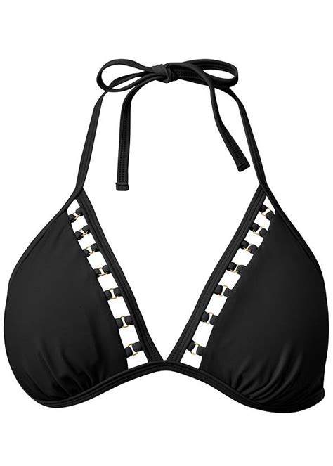 Plus Size Triangle Ring Bikini Top Bikini Venus