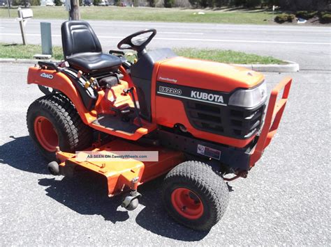 2001 Kubota Bx2200 4x4 Pto 3 Point Hitch Kubota Diesel