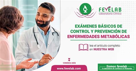 Ex Menes B Sicos De Control Y Prevenci N De Enfermedades Metab Licas