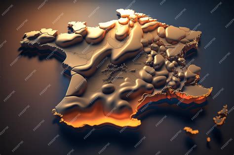 Premium AI Image | A map of africa with the word africa on it