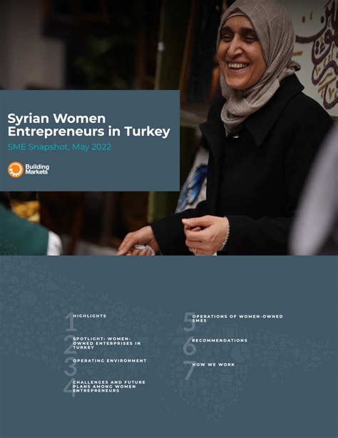 Document Turkey Building Markets Syrian Women Entrepreneurs In Turkey