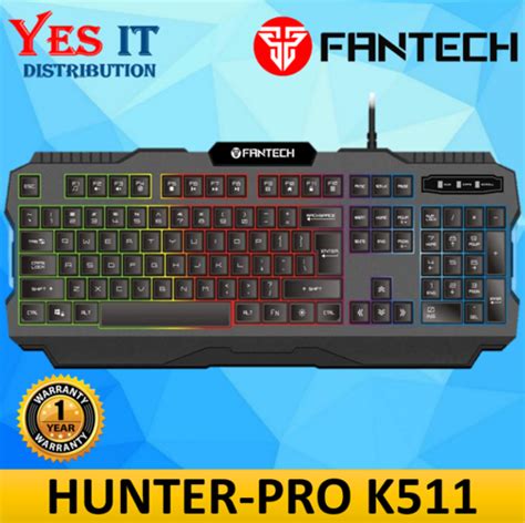 Fantech Hunter Pro K Rainbow Backlit Pro Gaming Keyboard Lazada