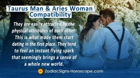 Taurus Man And Aries Woman Compatibility In Love And Intimacy Zodiacsigns