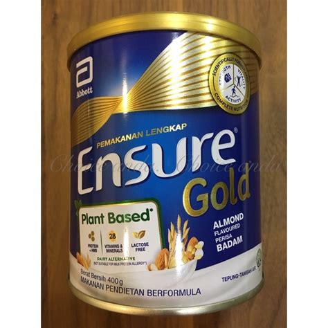 Ensure Gold Plant Based Almond Flavoured 400g Shopee Malaysia