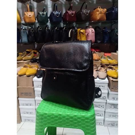 Jual Tas Ransel Wanita Bahn Kulit Sapi Asli PAPIRUT Shopee Indonesia