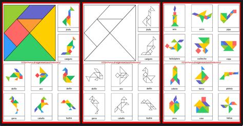Tangram Figuras Para Imprimir Roaredu