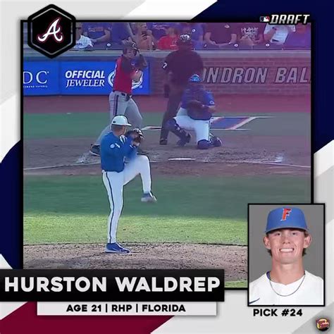 Farm To Fame On Twitter Braves Select Hurston Waldrep With The 24th