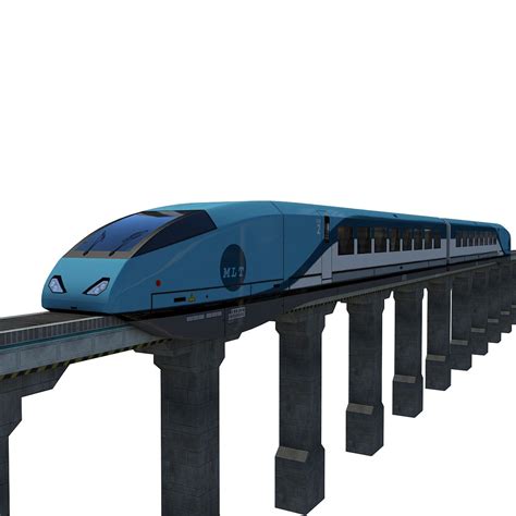 Futuristic Train 3D Model $10 - .obj - Free3D