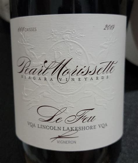 2019 Pearl Morissette Estate Winery Cabernet Franc Le Feu Canada