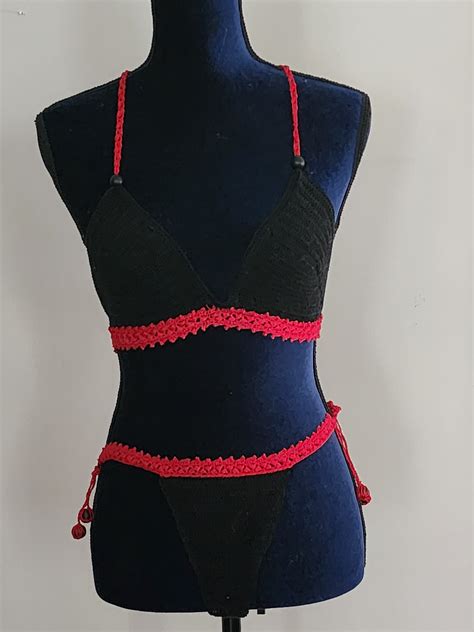 Hand Crocheted Bikini G String Custom Orders Available Etsy
