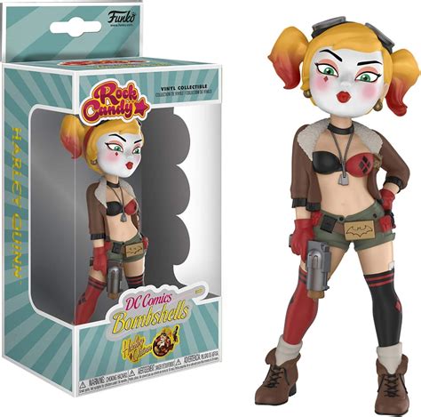 Funko Rock Candy Dc Bombshells Harley Quinn Multicolor Toys And Games