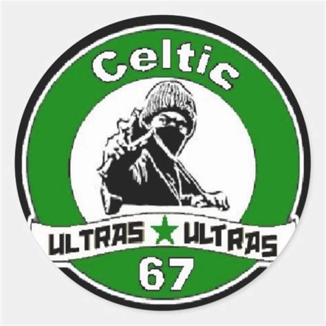 CELTIC ULTRAS. CLASSIC ROUND STICKER | Zazzle.com