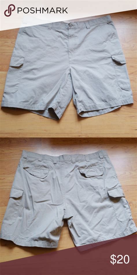 Harbor Bay Cargo Shorts Continuous Comfort Elastic Waistband 100 Cotton Purchased At Dxl Harbor