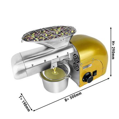 Elektrische Ölpresse Gold 1 8 kW GGM Gastro