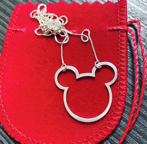 Colar Pingente Mickey Em Prata Elo Produtos Especiais