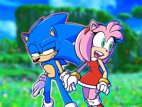 Sonic And Amy By Treatsforespurr On Newgrounds