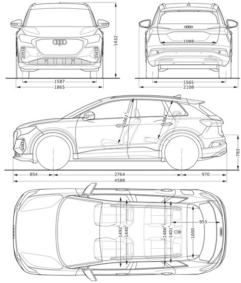 Audi Q4 E-tron Sportback CAD Drawings | ubicaciondepersonas.cdmx.gob.mx