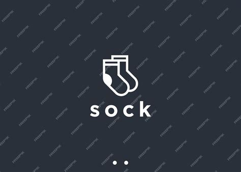 premium vector socks logo design vector silhouette illustration
