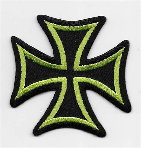 Green Iron Cross Patch - HouseOspeed