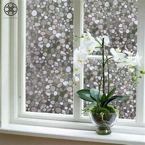 Luxtrada Window Privacy Film Rainbow Window Clings D Decorative Window