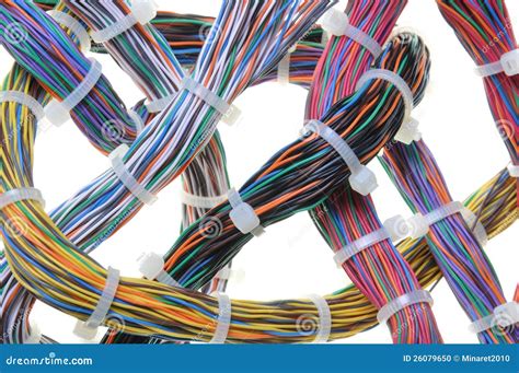 Bundles Of Network Cables Stock Photo Image 26079650