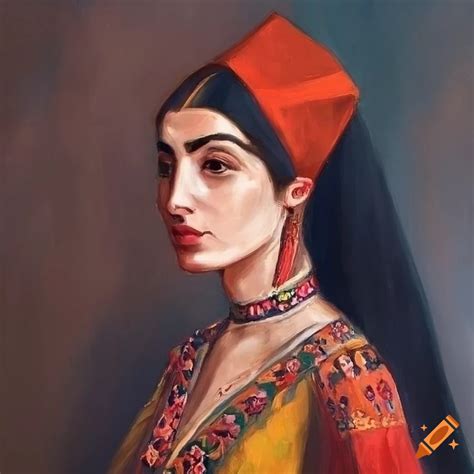 Armenian Woman In Traditional Clothes Inspired By Degas On Craiyon