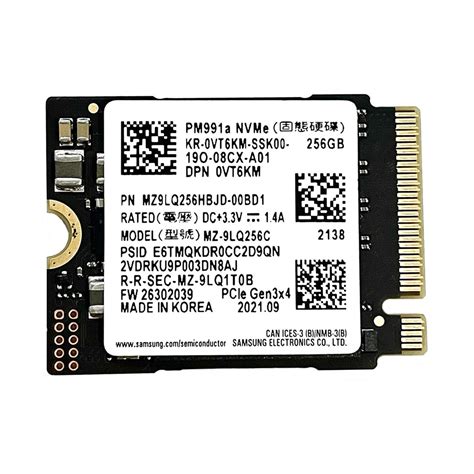 Samsung Pm A Gb M Nvme Replacement Ssd For Microsoft