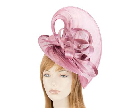 Large Dusty Pink Heart Fascinator By Fillies Collection Fascinators