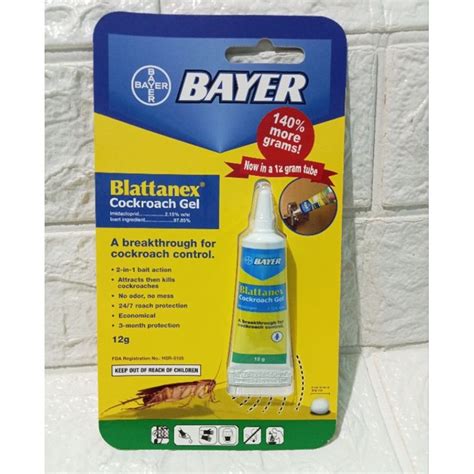 BAYER BLATTANEX COCKROACH GEL 12G Shopee Philippines